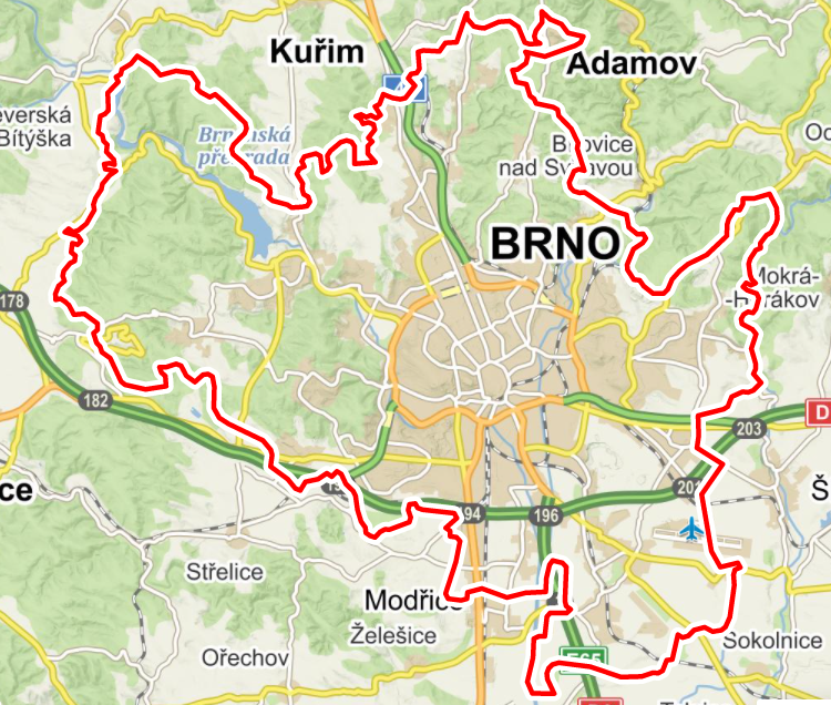 Okres Brno - město a Brno venkov sloučeny